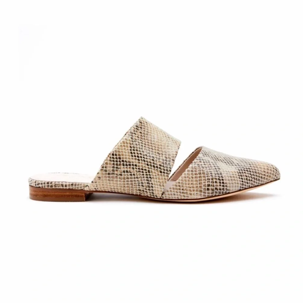 MATISSE | Berlin Natural‎ Snake Mules 7.5 $129